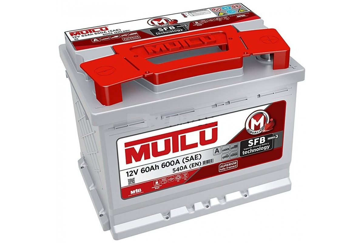 Аккумулятор Mutlu SFB M3 6СТ-60.0 Аккумулятор Mutlu SFB M3 6СТ-60.0